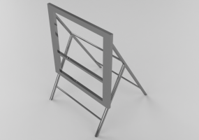 Signalträger 60x60cm.