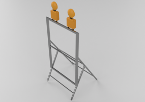 Signal Stands 90x135cm.
