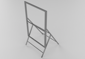 Signalträger 90x135cm.