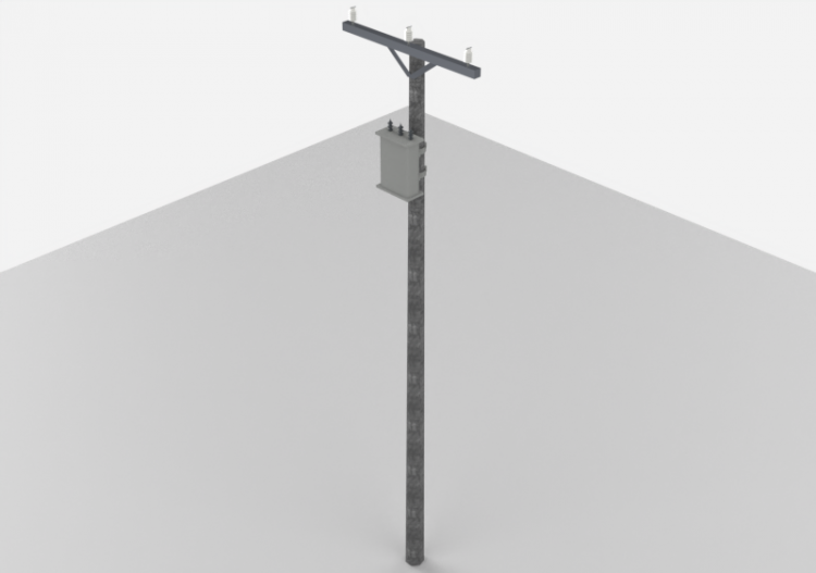 Electric pole 04 - ACCA software