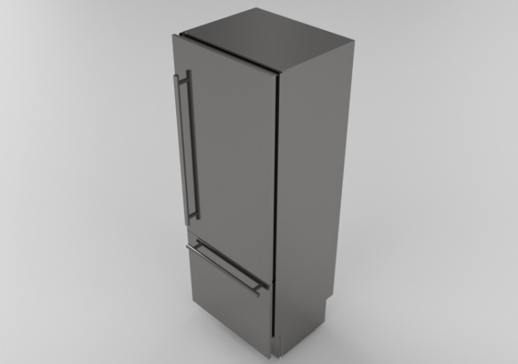 Electroménagers 3D - Réfrigérateur combiné Luxury Cool,...