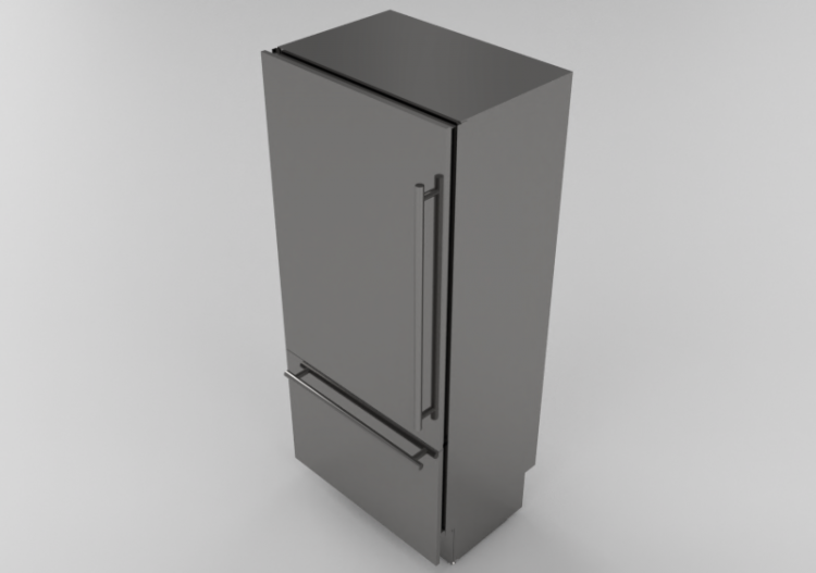 Electroménagers 3D - Réfrigérateur combiné Luxury Cool,...