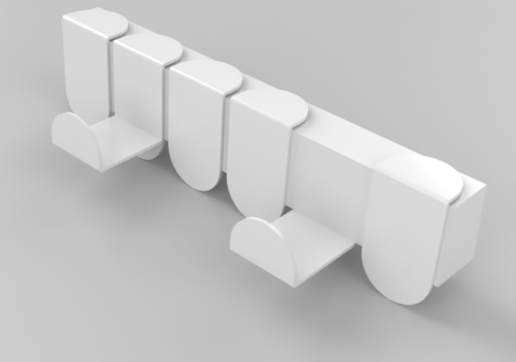 Accesorios 3D - Perchero de pared - Karl Andersson & Söner...