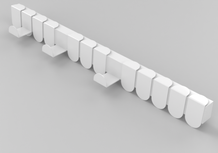 Accessori 3D - Appendiabiti da parete - Karl Andersson &...
