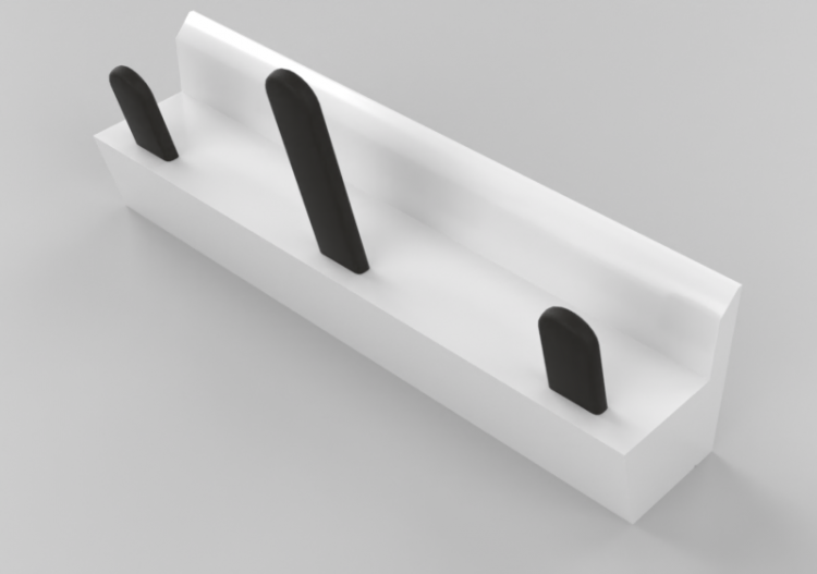 Accessori 3D - Appendiabiti da parete - Karl Andersson &...