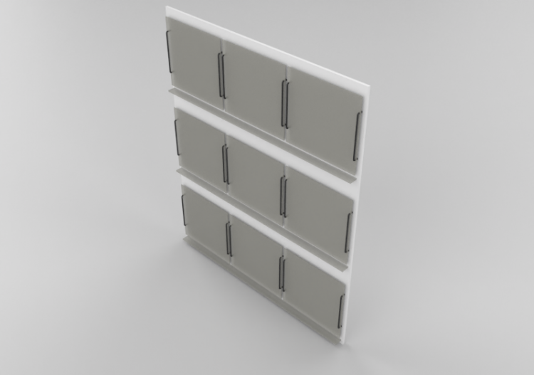 3D Bookshelves and Containers - Wall mounted magazine...