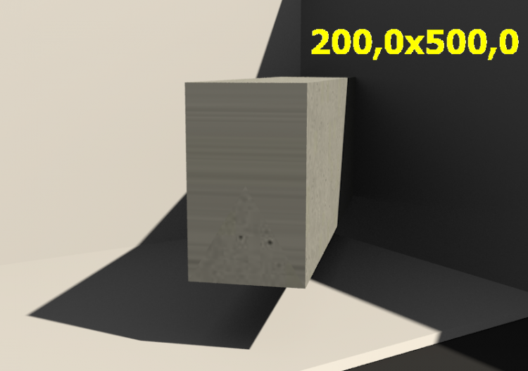 3D Sections - 200,0x500,0 - ACCA software