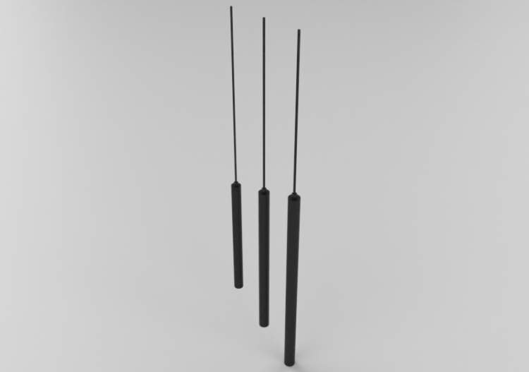 Lampe à suspension 3D - Lampe à suspension - Norr 11 - Pipe...