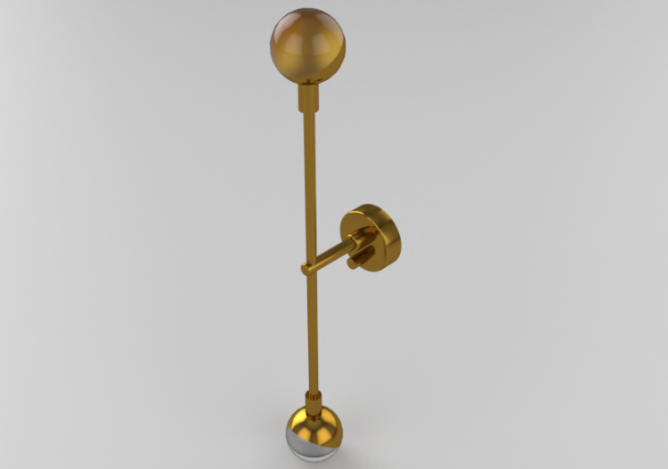 3D Wall Lamp - Wall lamp - Norr 11 - Arc - ACCA software