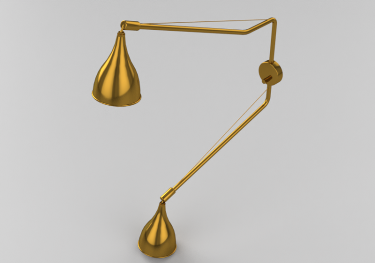 3D Wall Lamp - Wall lamp - Norr 11 - Le Six - ACCA software