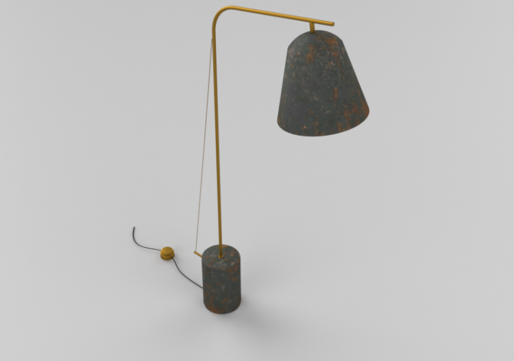 3D Stehlampe - Stehlampe - Norr 11 - Line Two Oxized - ACCA...