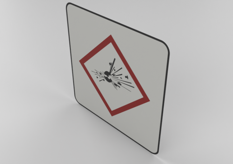 Explosive - GHS01 - ACCA software
