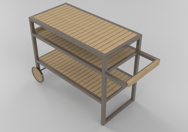 3D Tisch - Holztisch - Artzzi - Piscina - ACCA software