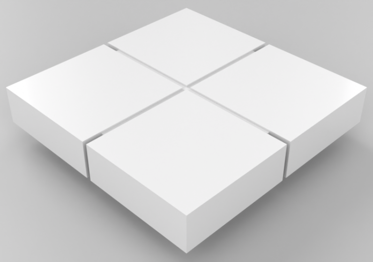 Mesas 3D - Mesa de madera - Artzzi - Athos - ACCA software