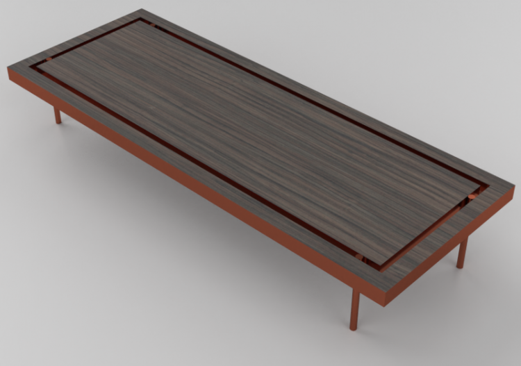 Tables 3D - Table en bois - Artzzi - Frame - ACCA software