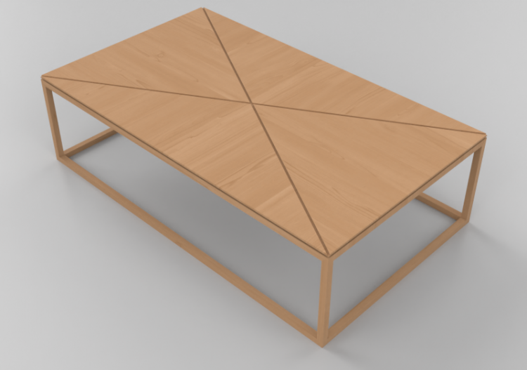 3D Tisch - Holztisch - Artzzi - Kiss - ACCA software