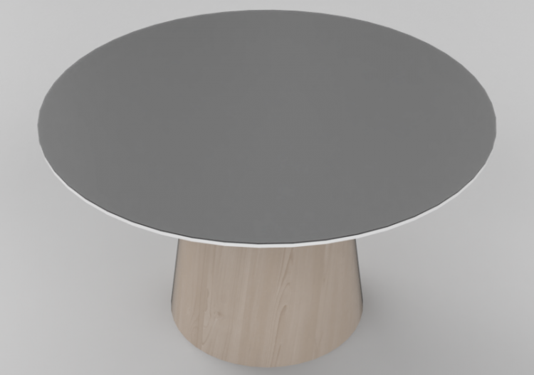 3D Tables - Wood Table - Artzzi - Redonda - ACCA software