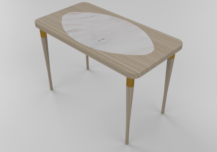 3D Tables - Wood Table - Artzzi - Roca - ACCA software