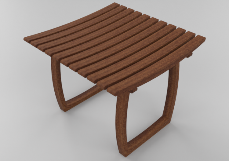 Sillas 3D - Trípode de madera - Artzzi - Spine - ACCA...