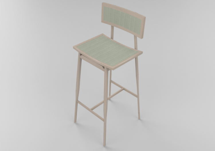 Sillas 3D - Trípode de madera - Artzzi - Allegra - ACCA...