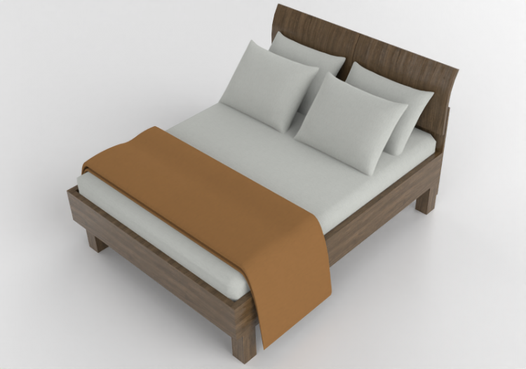 Lits 3D - Lit deux places - Artzzi - Liz - ACCA software