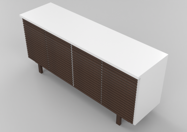 Wardrobes and Cabinets 3D - Wooden Cabinet - Artzzi -...
