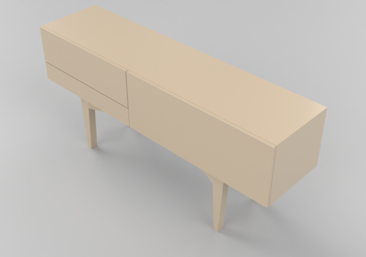 Wardrobes and Cabinets 3D - Wooden Cabinet - Artzzi -...