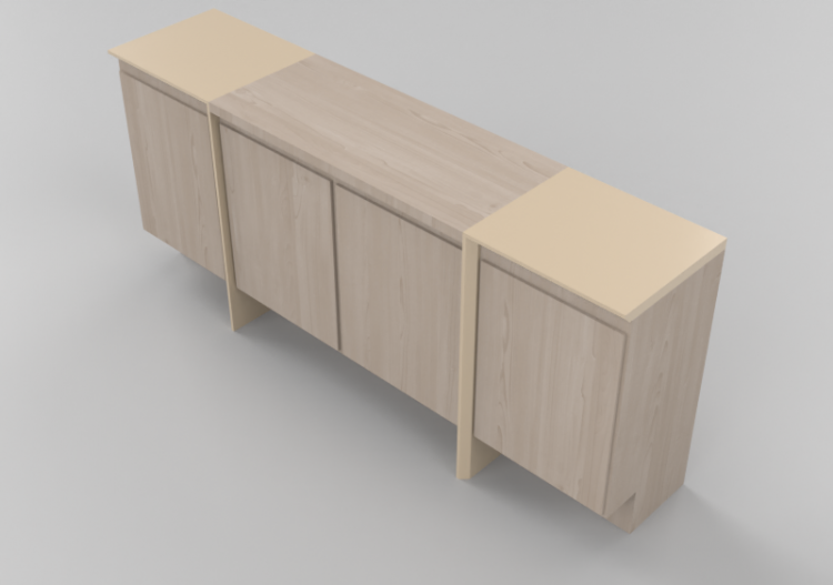 Wardrobes and Cabinets 3D - Wooden Cabinet - Artzzi - Lili...