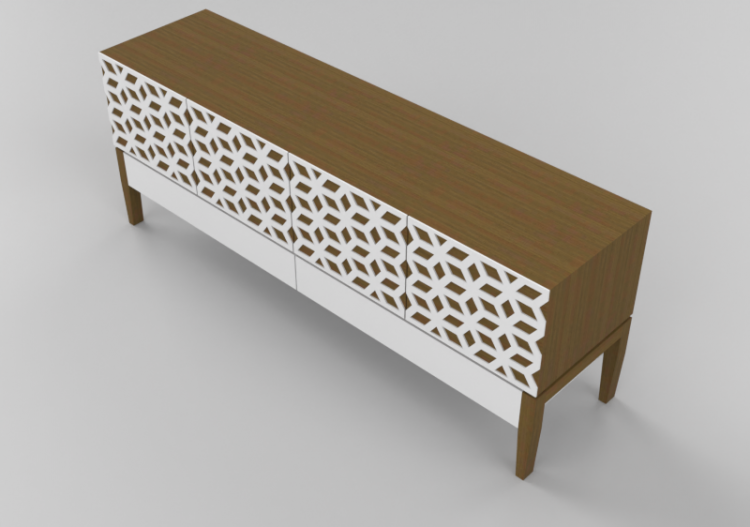 Wardrobes and Cabinets 3D - Wooden Cabinet - Artzzi -...