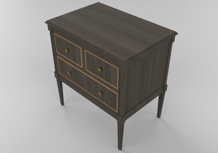 3D Schränke und Kommoden - Holzschrank - Artzzi - Mudo 02 -...