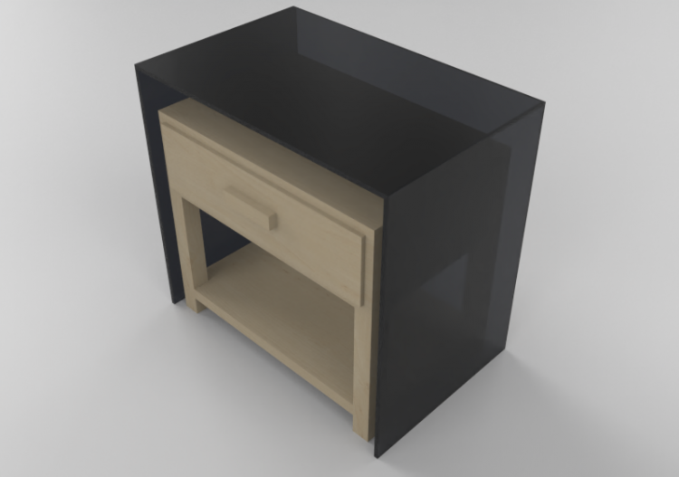 Armarios y Cómodas 3D - Mueble de madera - Artzzi - Mudo...