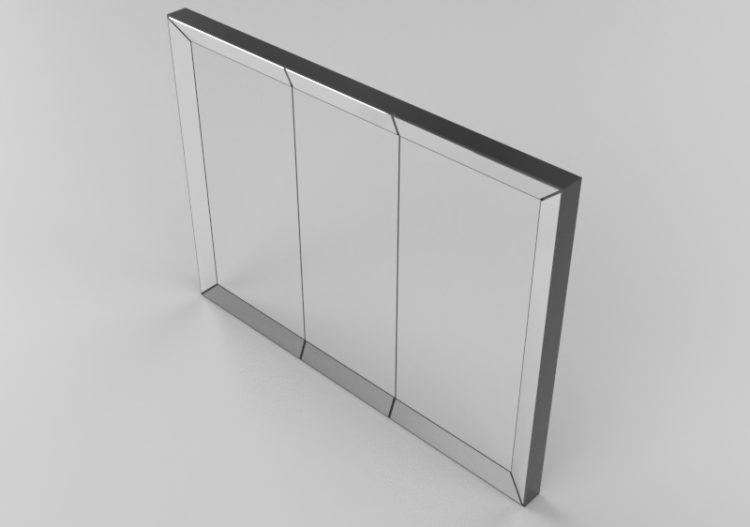 Accesorios 3D - Espejo - Artzzi - Dubai - ACCA software