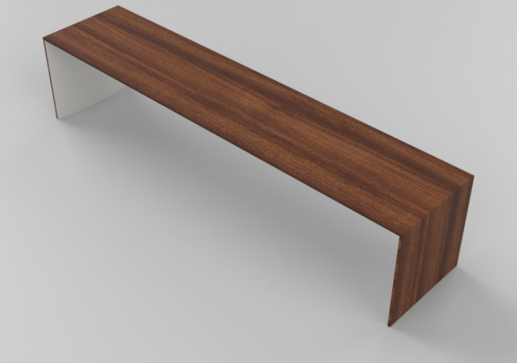3D Sitzbänke - Holzbank - Artzzi - Colonna - ACCA software