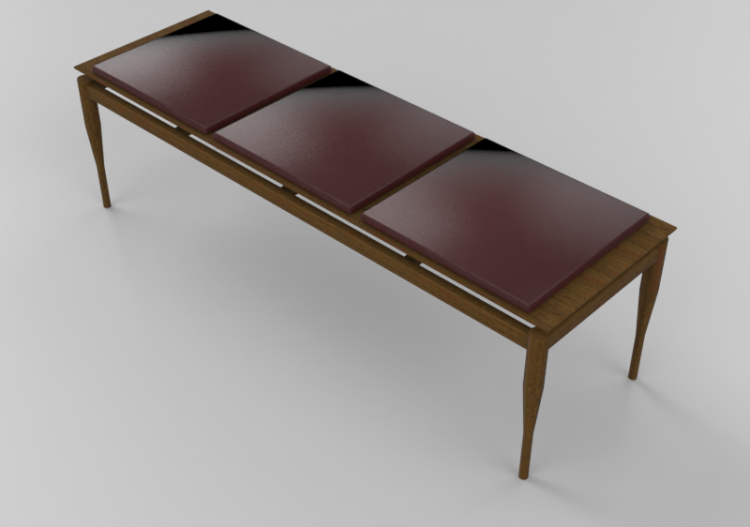 3D Benches - Wooden Bench - Artzzi - Dora - ACCA software