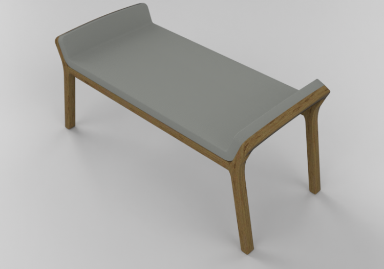Panche 3D - Panca in legno - Artzzi - Gavea - ACCA software