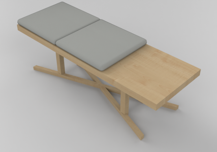 3D Sitzbänke - Holzbank - Artzzi - Maximo - ACCA software