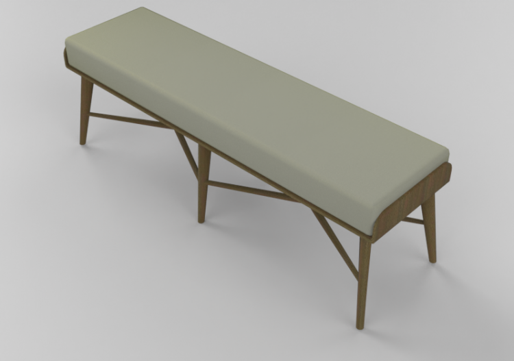 3D Benches - Wooden Bench - Artzzi - Penha - ACCA software