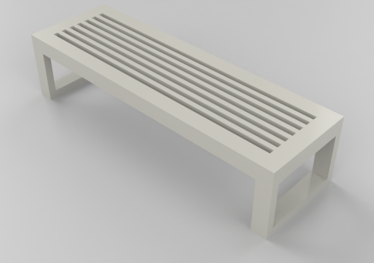 3D Sitzbänke - Holzbank - Artzzi - Savana - ACCA software