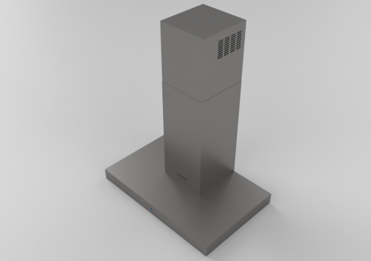 3D Haushaltgeräte - Wandmontierte Dunstabzugshaube, 70 cm,...