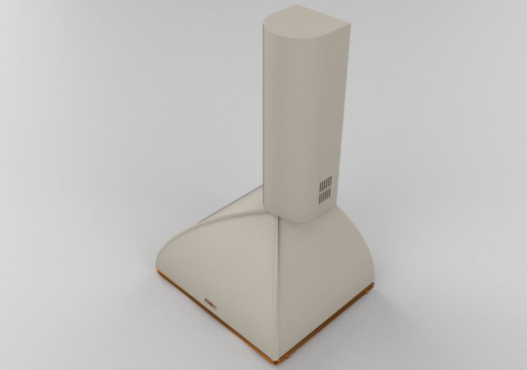 Electrodomésticos 3D - Campana de pared, 60 cm, nata – Smeg...