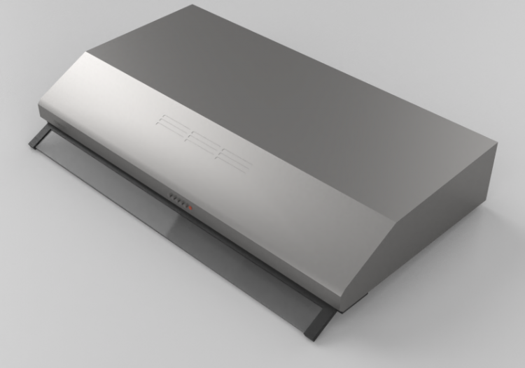 Elettrodomestici 3D - Cappa integrata, 90 cm, inox satinato...