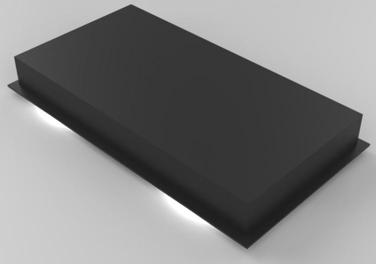 Electrodomésticos 3D - Campana integrada, 52 cm, negra –...