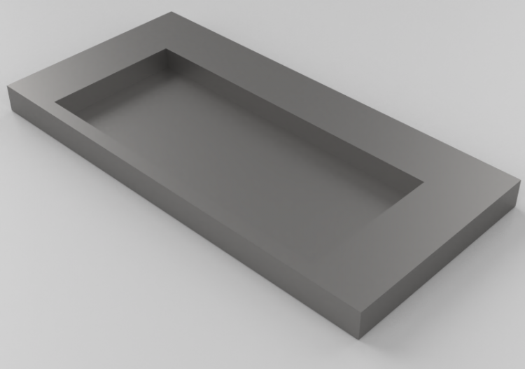 3D Electrical Appliances - Semi built-in satin stainless...