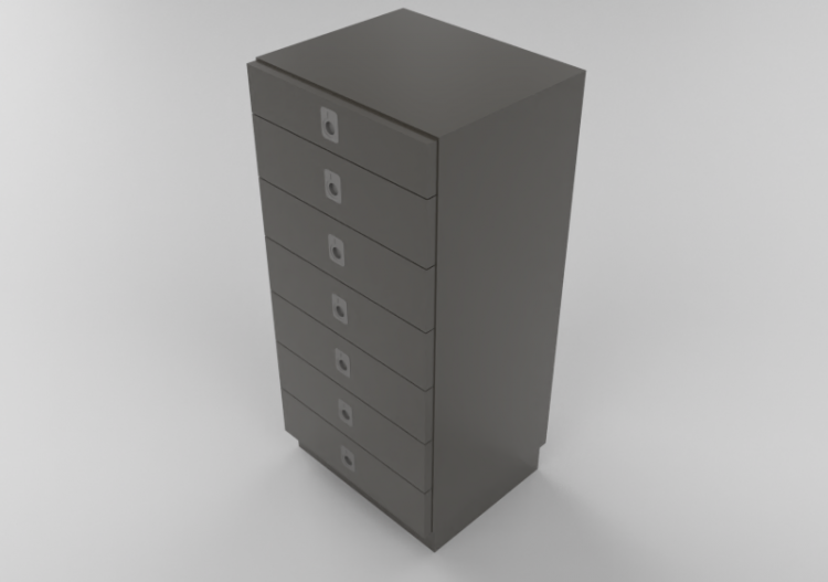 3D Bücherregal und Behälter - Holzschrank - Karl Andersson...