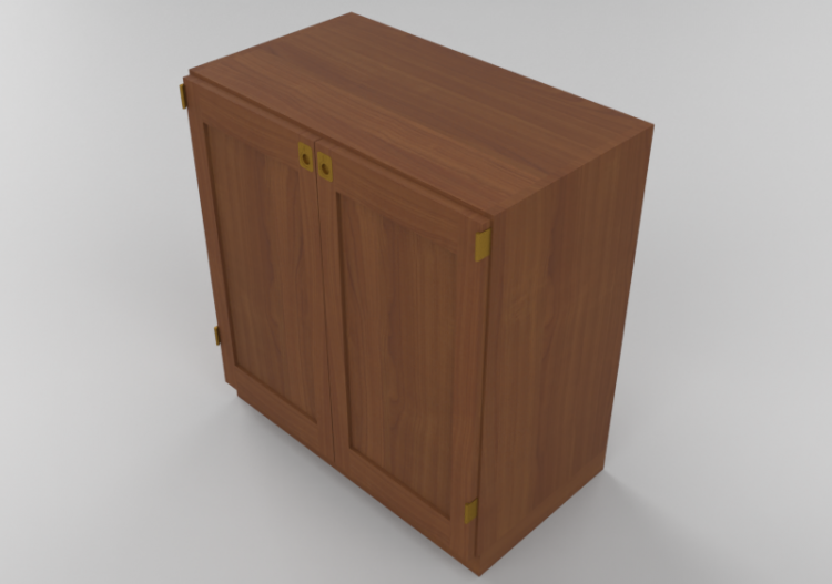 3D Bücherregal und Behälter - Holzschrank - Karl Andersson...