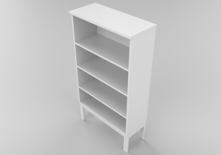 Librerías y Contenedores 3D - Mueble de madera - Karl...