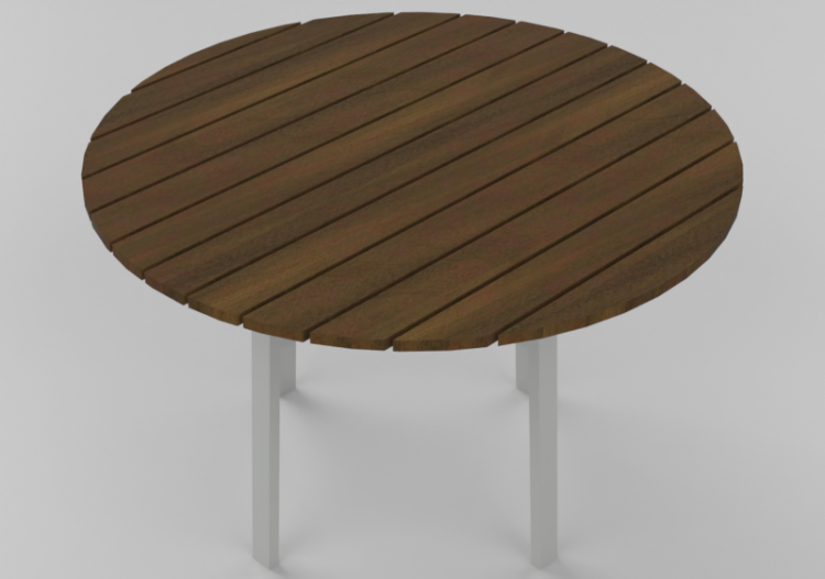 Mesas 3D - Mesa de madeira - Artzzi - MR936 - ACCA software