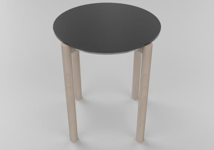 Mesas 3D - Mesa de madeira - Artzzi - 20 - ACCA software