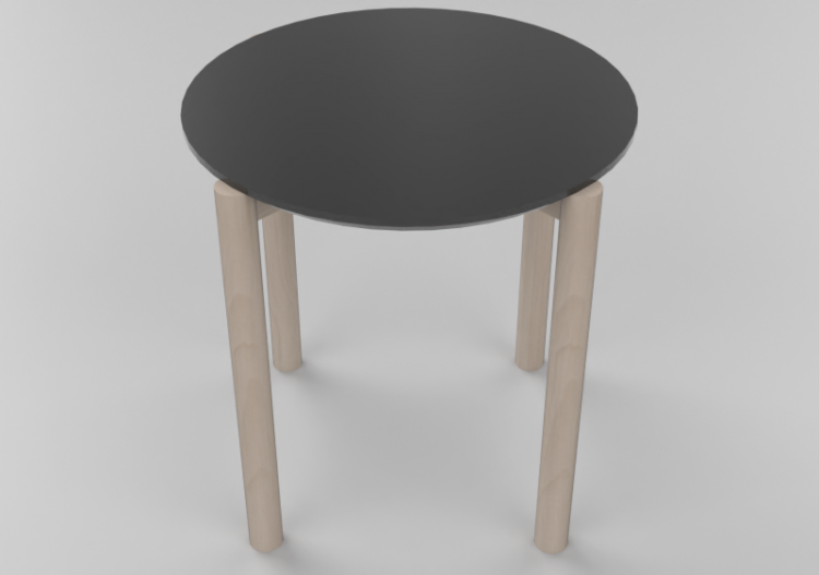 Mesas 3D - Mesa de madeira - Artzzi - 20 - ACCA software