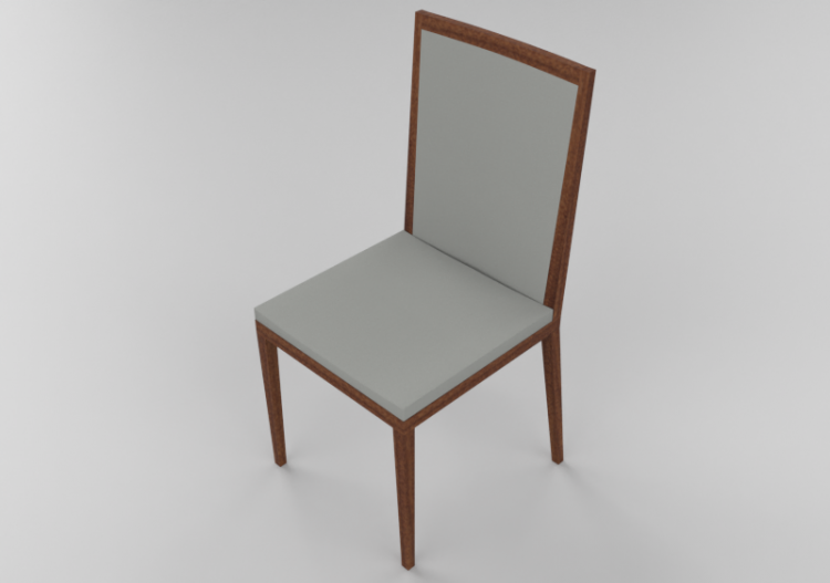 3D Chairs - Wooden chair - Artzzi - Bali - ACCA software